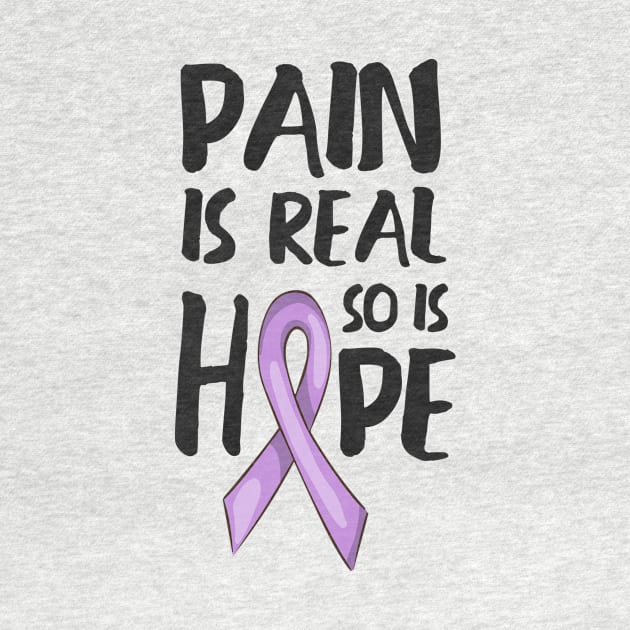 'Pain Is Real So Is Hope' PTSD Mental Health Shirt by ourwackyhome